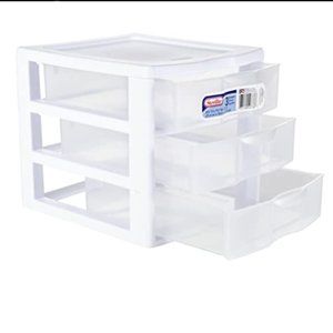 Sterilite 3 Drawer Mini Storage